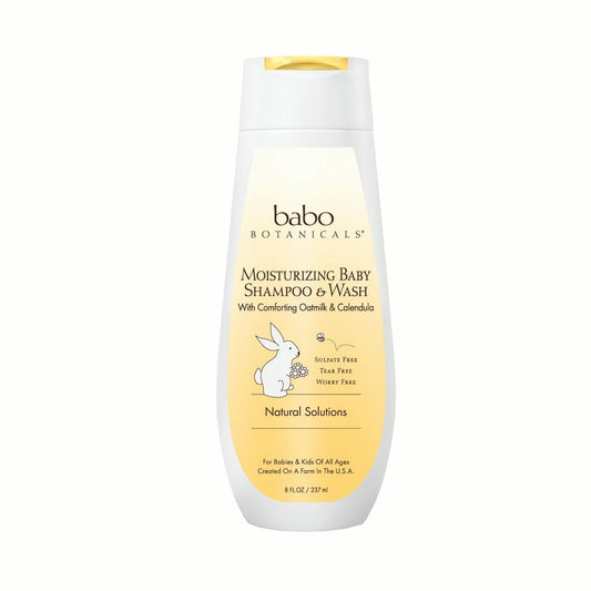 BABO Moisturizing Baby Shampoo & Wash 8 Oz