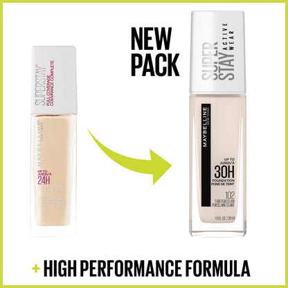 Maybelline New York SuperStay Full Coverage Foundation, Classic Ivory