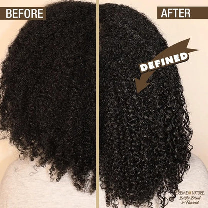 Creme of Nature Butter Blend & Flaxseed Elongate & Define Styling Cream Jelly, 8.45 oz, Dry Hair