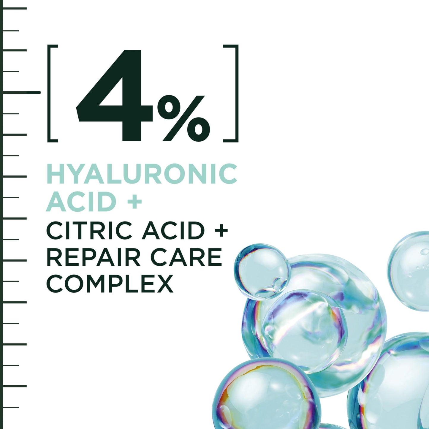 Garnier Fructis Hair Filler Hyaluronic Acid Repair Gel Cream Scalp Care, Wavy Hair 5.1 fl oz
