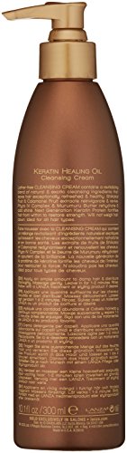 L'ANZA Keratin Healing Oil Cleansing Cream Hair Revitalizing Cleanser 10.1 Fl Oz.