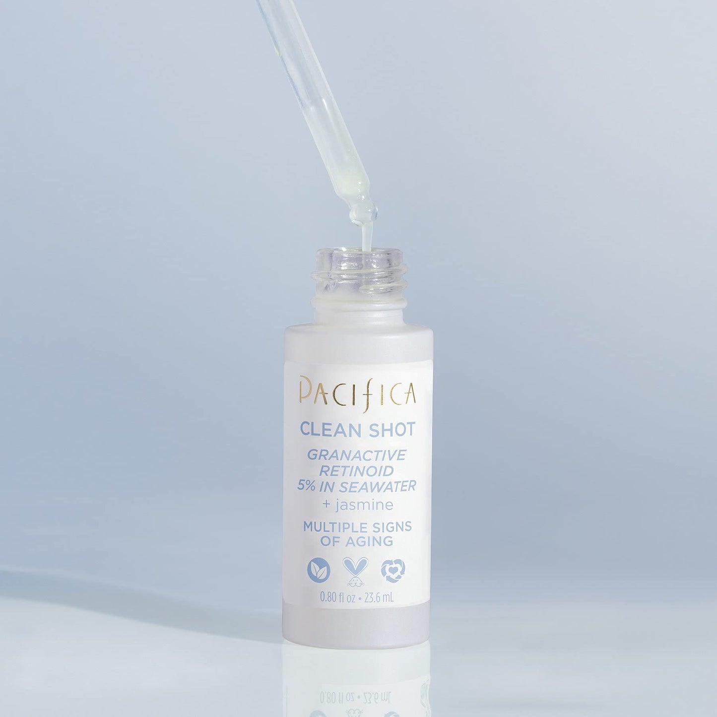 Clean Shot Granactive Retinoid 5 Percent In Seawater by Pacifica for Unisex - 0.8 oz Serum