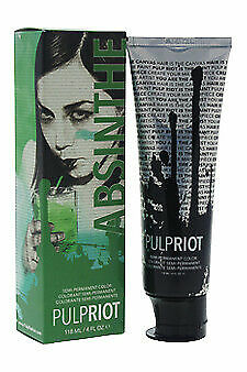 Pulp Riot Semi Permanent Unisex Hair Color, Absinthe Green - 4oz